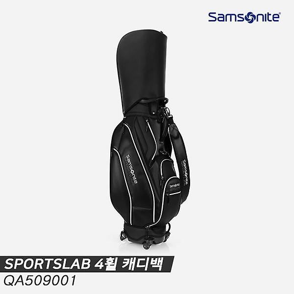  [쌤소나이트정품]2021 쌤소나이트 스포츠랩 4휠(SPORTSLAB 4WHEEL) 캐디백[블랙][남여공용][QA509001]