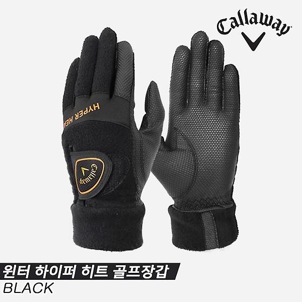  [캘러웨이코리아정품]2022 캘러웨이 윈터 하이퍼 히트(WINTER HYPER HEAT) 골프장갑[여성용/양손][블랙]