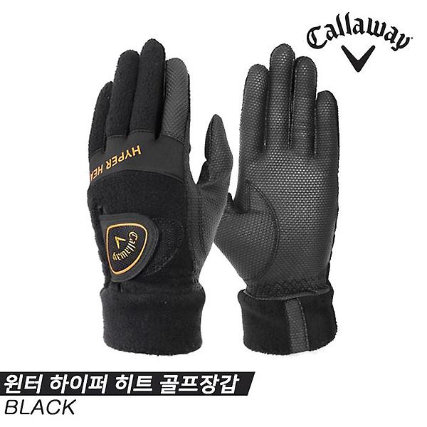  [캘러웨이코리아정품]2022 캘러웨이 윈터 하이퍼 히트(WINTER HYPER HEAT) 골프장갑[여성용/양손][블랙]