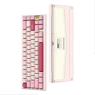 WOB [WOB/ZEN65-PINK] WOB ZEN65 풀 알루미늄 기계식 커스텀 무선 키보드 핑크 바이올렛축