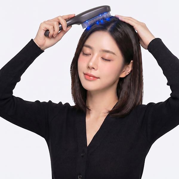  펄케어 터치뷰티 두피 마사지기 모발 관리기 브러쉬 디바이스 EMS 음이온 헤드스파