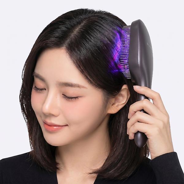  펄케어 터치뷰티 두피 마사지기 모발 관리기 브러쉬 디바이스 EMS 음이온 헤드스파