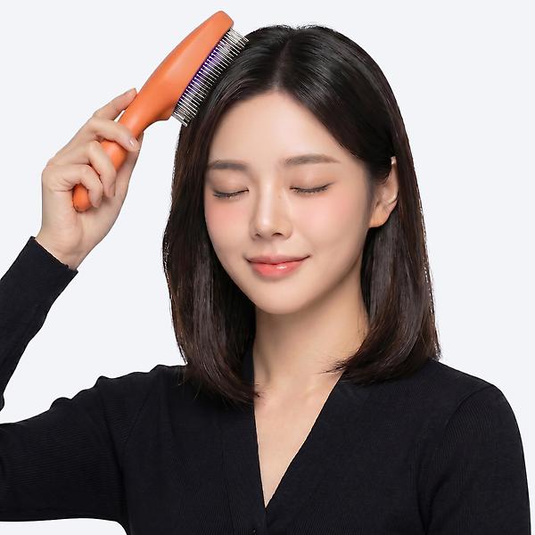  펄케어 터치뷰티 두피 마사지기 모발 관리기 브러쉬 디바이스 EMS 음이온 헤드스파