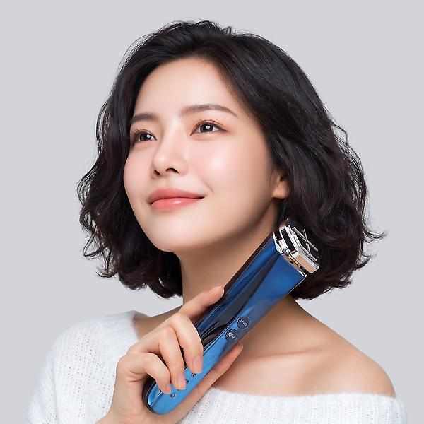  펄케어 고주파 마사지기 뷰티 디바이스 얼굴 갈바닉 홈케어 쿨링 딥블루