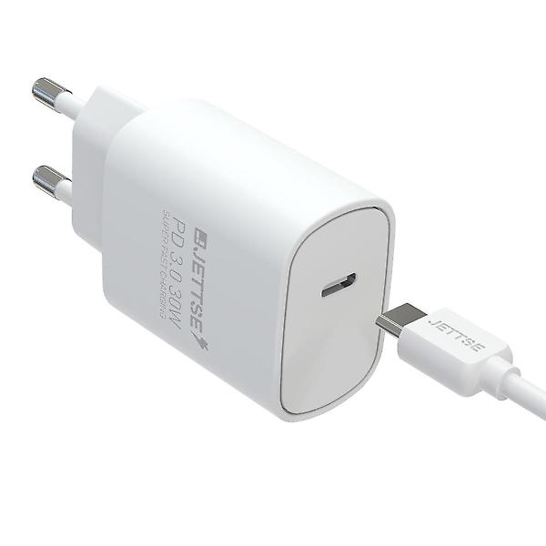  [젯스] 30W PD3.0 1포트 초고속 충전기 케이블포함 JTS-PD30C