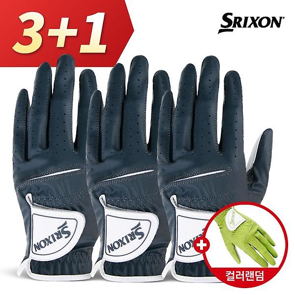  3장1세트/던롭 스릭슨 다크그레이 남성골프장갑 1장더