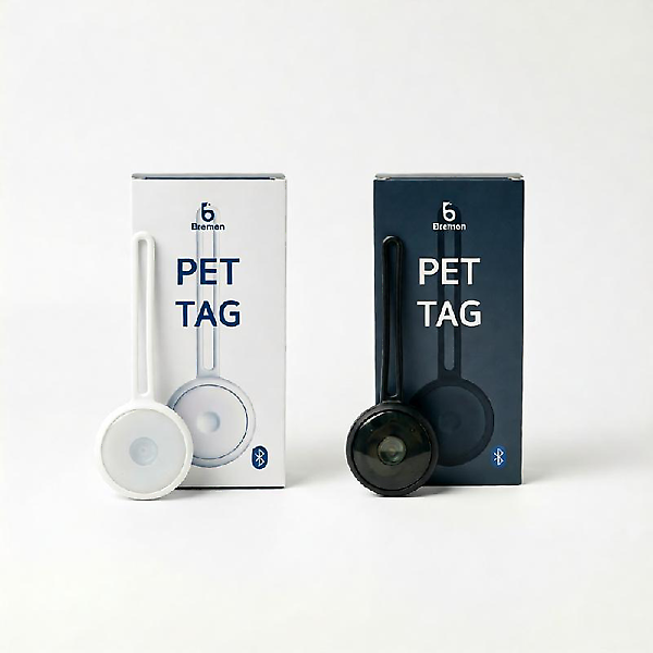  브레멘 펫 태그 스마트형 인식표, LED 산책등, 이탈알림, 위치추적, 18g, 강아지,고양이 목걸이