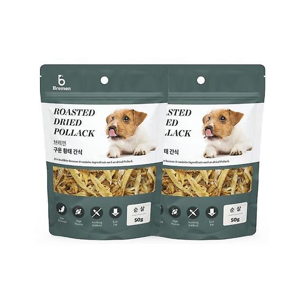  브레멘 구운 간식 순살 황태, 50g 