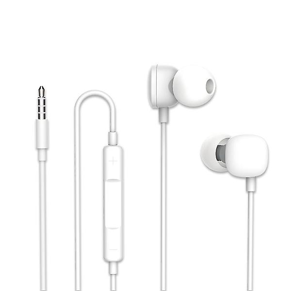  필로 3.5mm AUX  마이크 내장 유선 이어폰 화이트 DSEP-35W