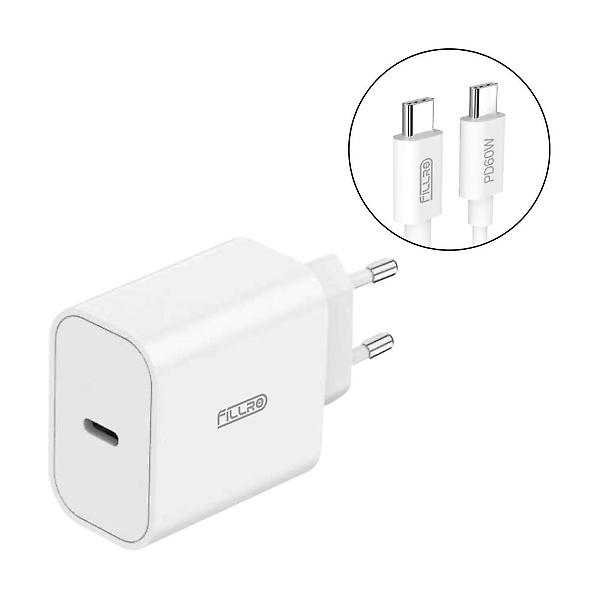  필로 PD 20W 고속 C포트 충전기 CtoC 케이블 포함 QH-Z10-C20W-01