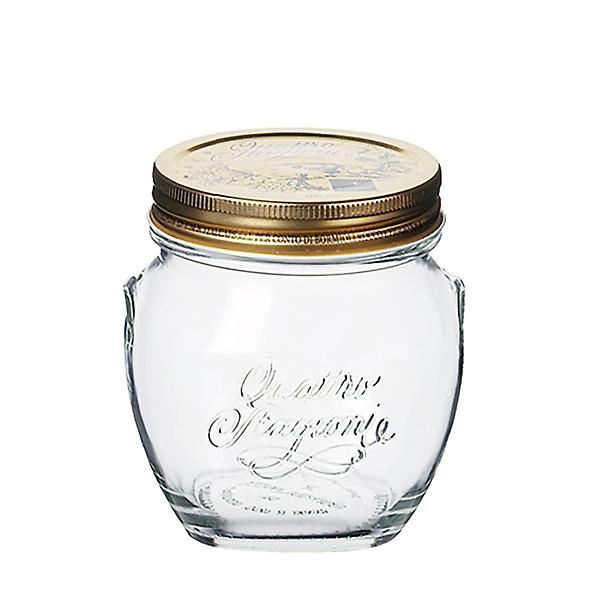  보르미올리 콰트로 안포라 500ml 밀폐용기 유리병 잼병