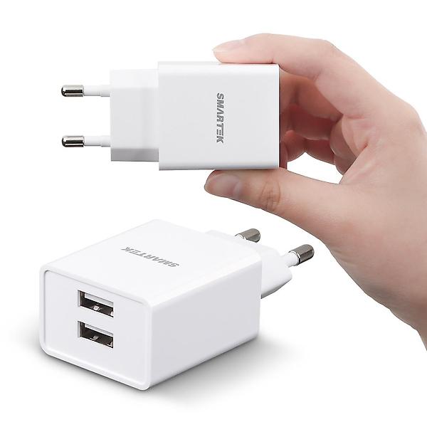  스마텍 2A/5V 2구 USB 2포트 고속충전기 STC-3000