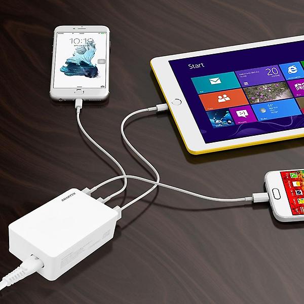  스마텍 32.5W USB 5포트 멀티 고속충전기 STC-5000