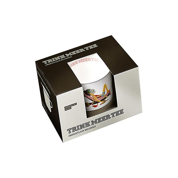  TMT 북유럽 일러스트 뚜껑 머그컵 400ml 썬배드 도자기 머그잔