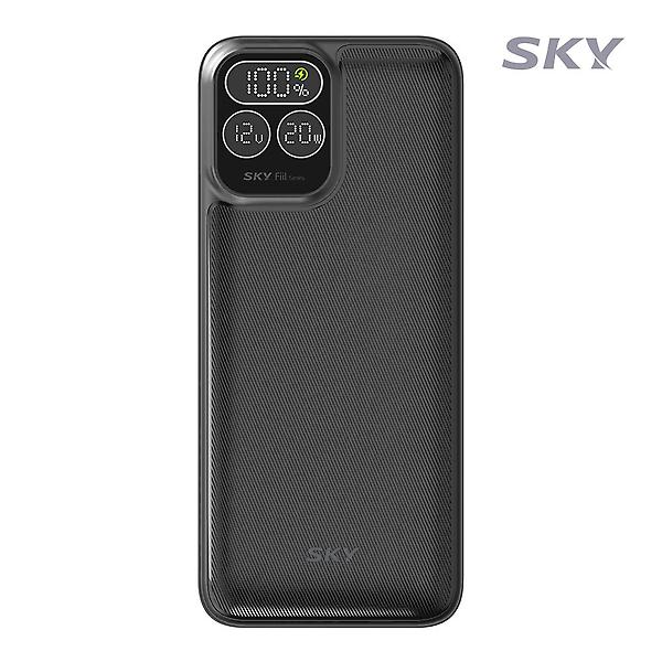  스카이 필 PD20 22.5W LCD 디스플레이 20000mAh 고속 충전 보조배터리