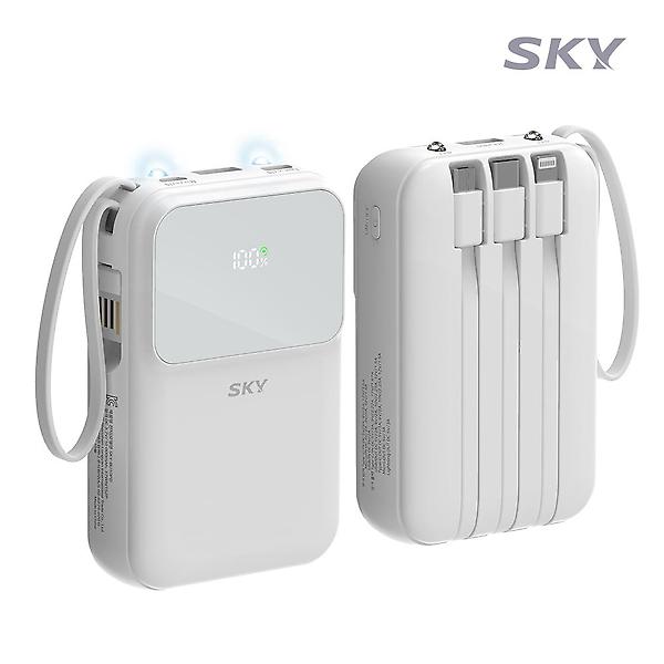  [벌크케이블 세트] 스카이 필 U10PD 유선 고속 충전 보조배터리 10,000mAh