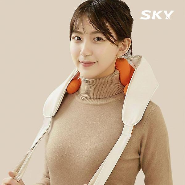  스카이 케어 8D 목 어깨 승모근 무선 마사지기 EM20
