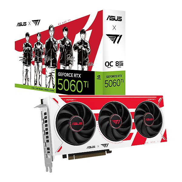  [ASUS] T1 지포스 RTX 5060 TI OC D7 8GB 인텍앤컴퍼니 / 한정판
