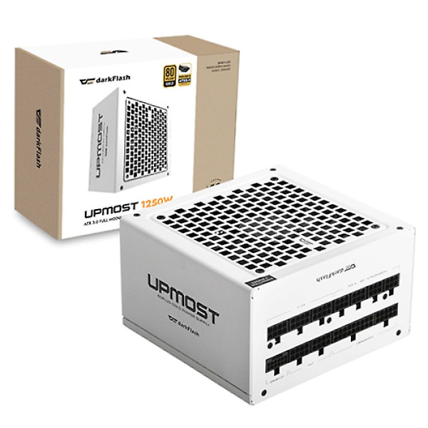  [다크플래쉬] UPMOST 80PLUS GOLD 풀모듈러 ATX3.0 (PCIE5) 1250W 화이트