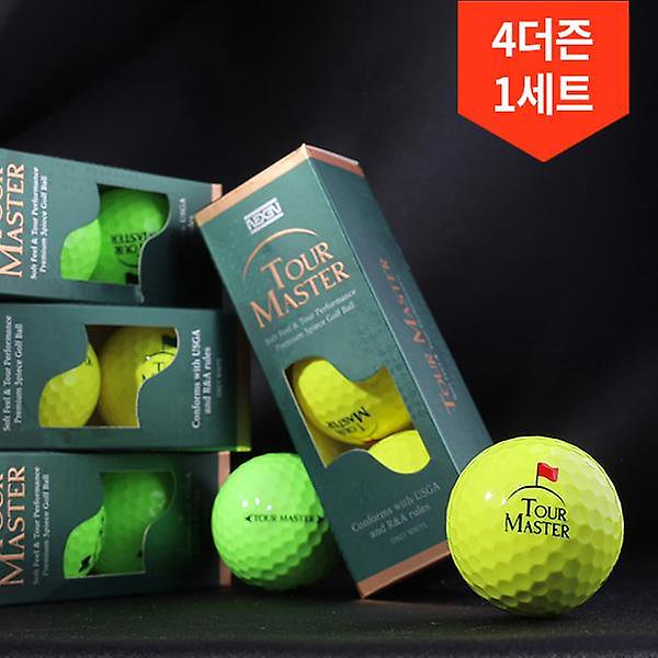  4더즌 총48구/넥센 투어 마스터 소프트필 퍼포먼스 프리미엄 3피스 골프공 고반발 비거리 볼