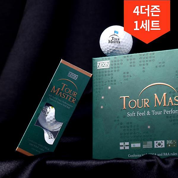  4더즌 총48구/넥센 투어 마스터 소프트필 퍼포먼스 프리미엄 3피스 골프공 고반발 비거리 볼