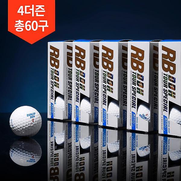  4박스 총60구/던롭 DDH 로얄블루 투어 골프공