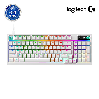 [로지텍/G316-X98-LI(WH)] 로지텍코리아 G316 X 98 게이밍 유·무선 키보드 화이트