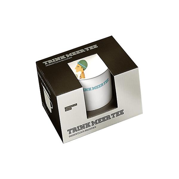  TMT 일러스트 뚜껑 머그컵 400ml 말차라떼 오리튜브 도자기 머그잔