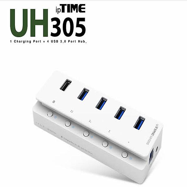 [iPTIME/UH305/HI] USB3.0허브,4포트+충전전용1포트