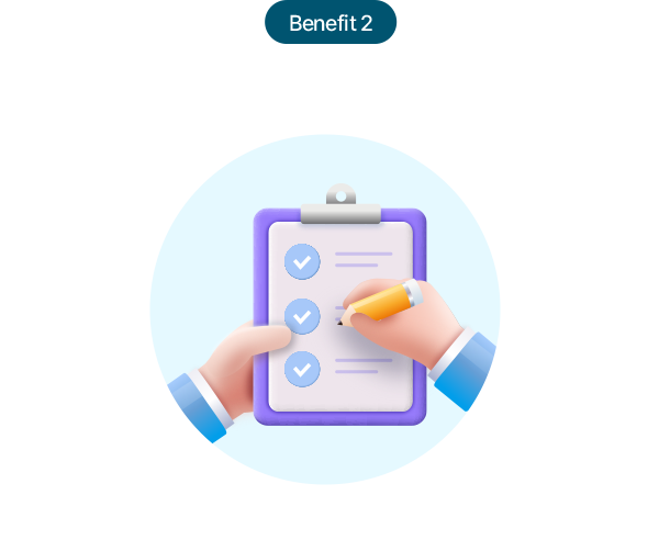 Benefit 2 3년간 무상 A/S 서비스 지원