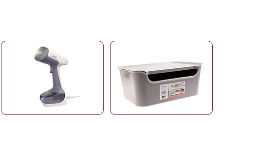 MD Pick 테팔 스팀 다리미, 뚜껑 오픈 리빙박스