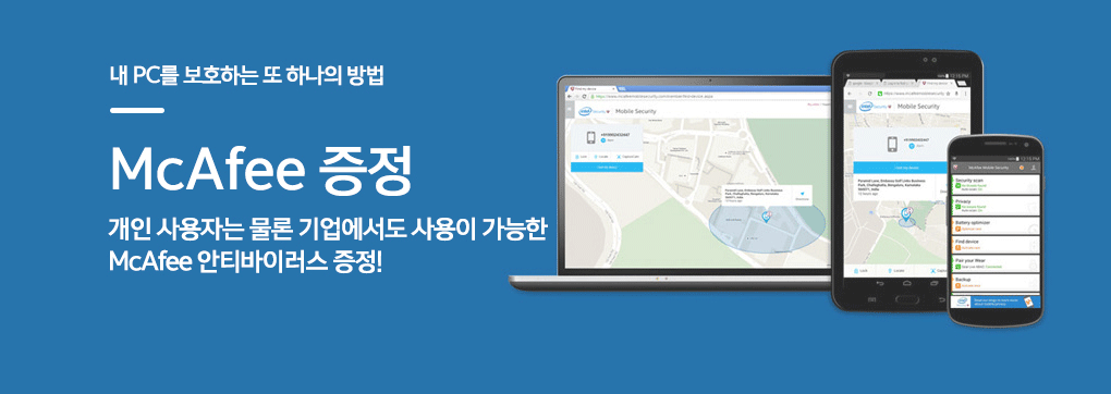 McAfee 증정